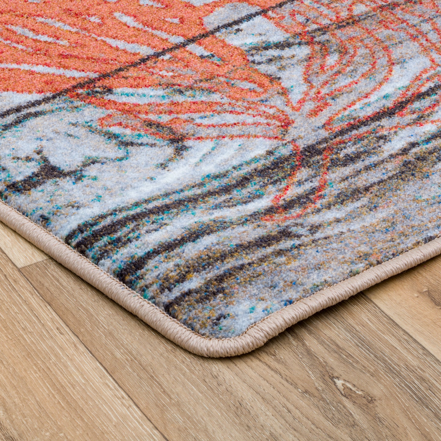 Versatile and durable rug perfect for living rooms, bedrooms, or beach house retreats, infusing coastal charm into any space.